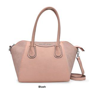 Adrienne Vittadini Ava Medium Satchel (Blush)